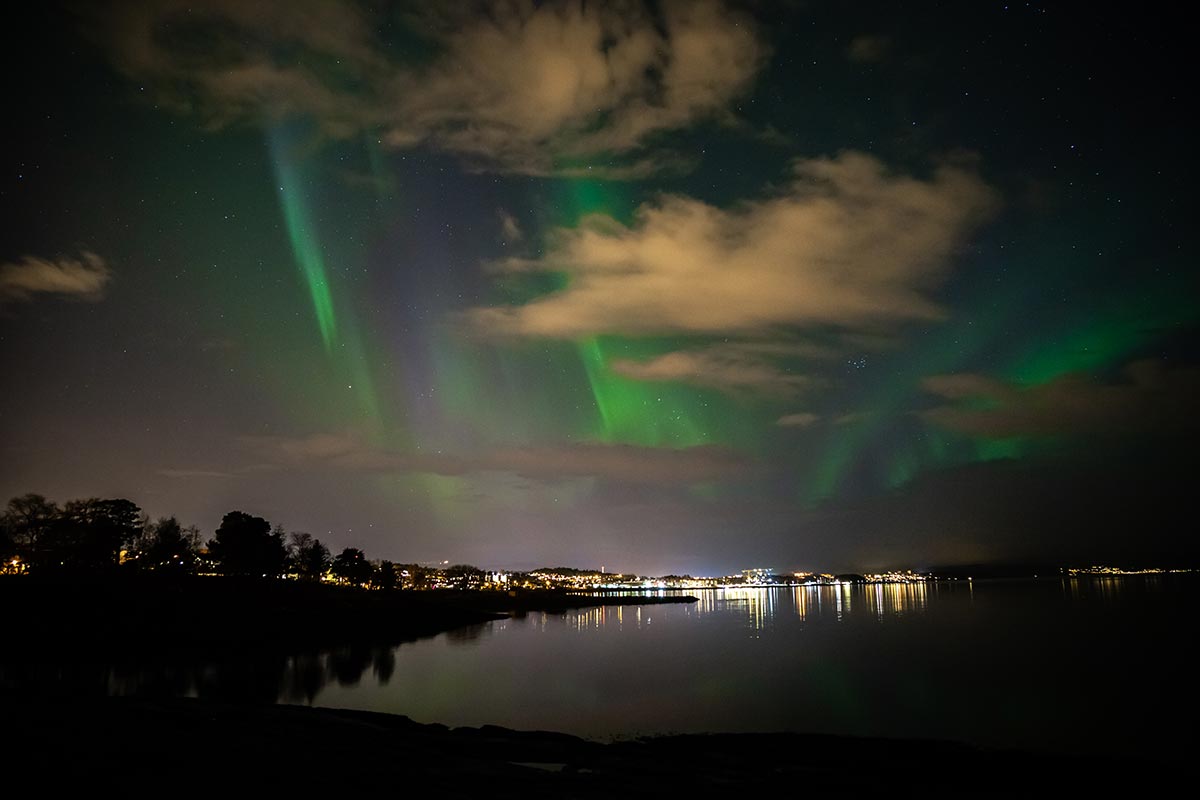 Aurores boréales en Norvège